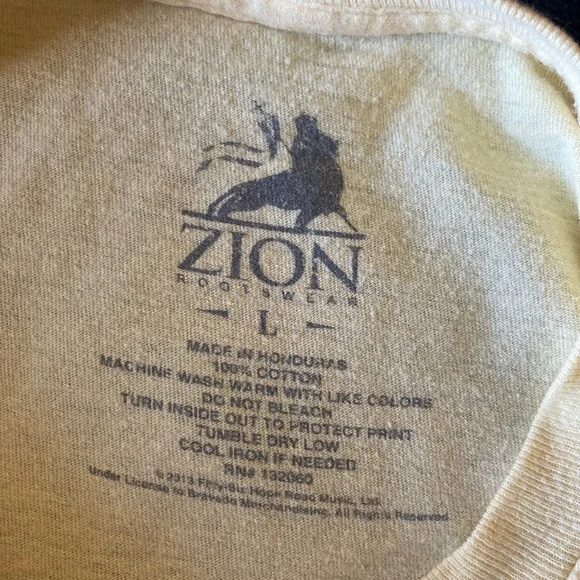 Bob Marley Graphic T-Shirt Zion Brand Size Large - Picture 6 of 6